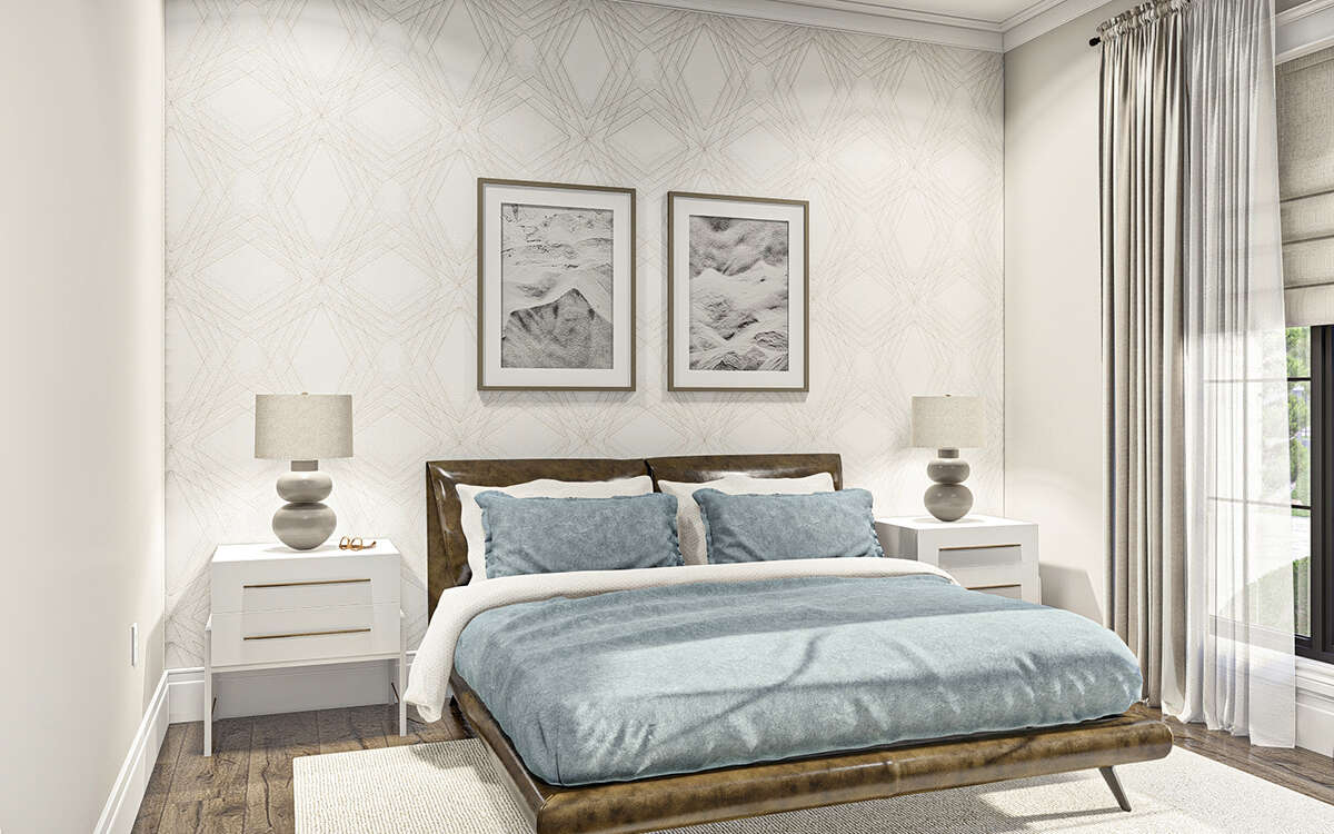 Bedroom in The Modern Transitional Floorplan by America's Best House Plans and Triple Crown in Raleigh